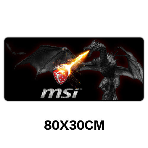 Sovawin 80*30cm Gaming Mouse Pad Large XL Dragon Logo Computer Mousepad XXL Rubber Desk Mat for Laptop for LOL Dota 2