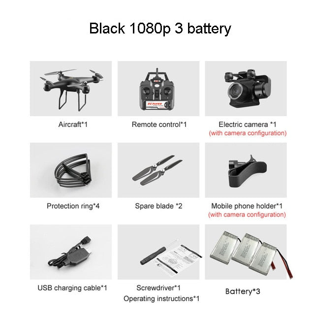 Upgraded S32T fpv Quadcopter With 4K Camera ESC HD 20mp adjustable Camera selfie Drone RC Helicopters 4-axis Aircraft flying toy