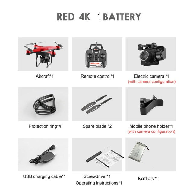 Upgraded S32T fpv Quadcopter With 4K Camera ESC HD 20mp adjustable Camera selfie Drone RC Helicopters 4-axis Aircraft flying toy