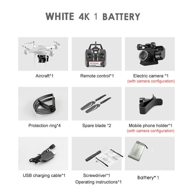 Upgraded S32T fpv Quadcopter With 4K Camera ESC HD 20mp adjustable Camera selfie Drone RC Helicopters 4-axis Aircraft flying toy