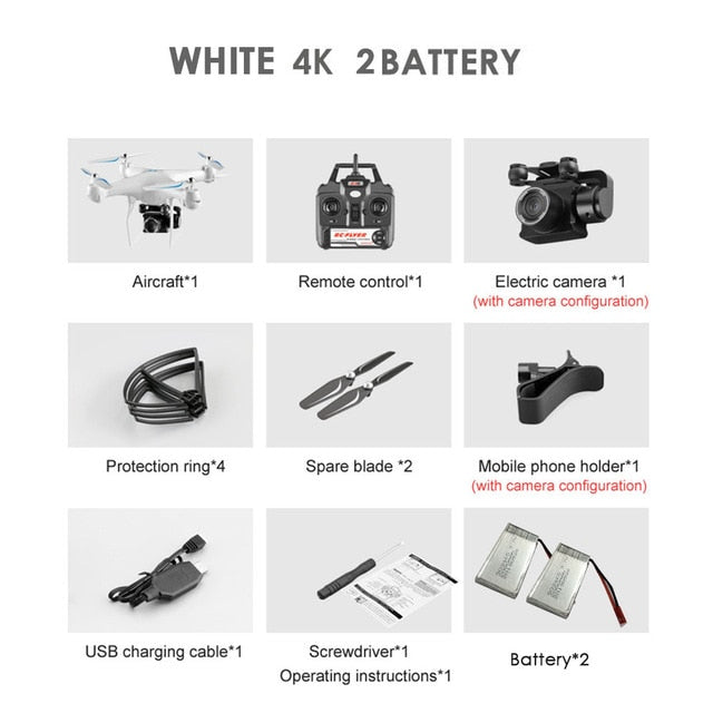 Upgraded S32T fpv Quadcopter With 4K Camera ESC HD 20mp adjustable Camera selfie Drone RC Helicopters 4-axis Aircraft flying toy