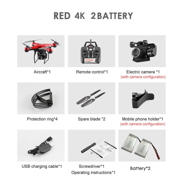 Upgraded S32T fpv Quadcopter With 4K Camera ESC HD 20mp adjustable Camera selfie Drone RC Helicopters 4-axis Aircraft flying toy