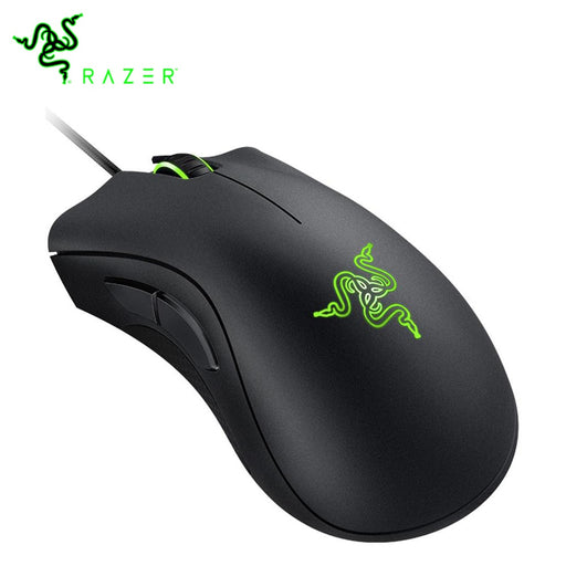 100% Original Razer DeathAdder Essential Wired Mouse Professional-Grade Gaming Mouse 6400DPI Optical Sensor Mice for Computer PC