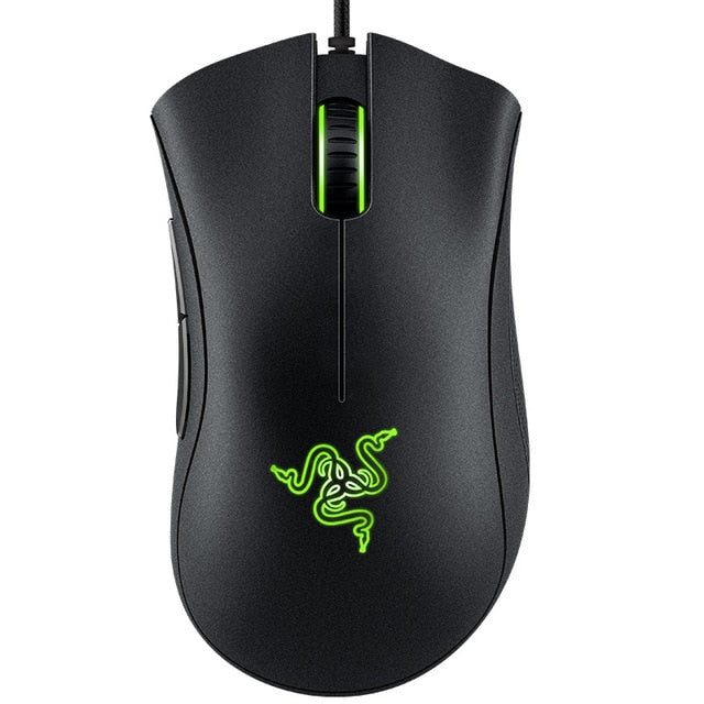 100% Original Razer DeathAdder Essential Wired Mouse Professional-Grade Gaming Mouse 6400DPI Optical Sensor Mice for Computer PC