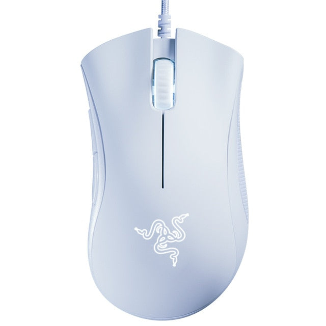 100% Original Razer DeathAdder Essential Wired Mouse Professional-Grade Gaming Mouse 6400DPI Optical Sensor Mice for Computer PC