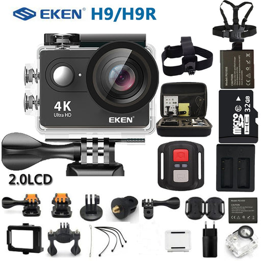 Original EKEN Action Camera eken H9R / H9 Ultra HD 4K WiFi Remote Control Sports Video Camcorder DVR DV go Waterproof pro Camera