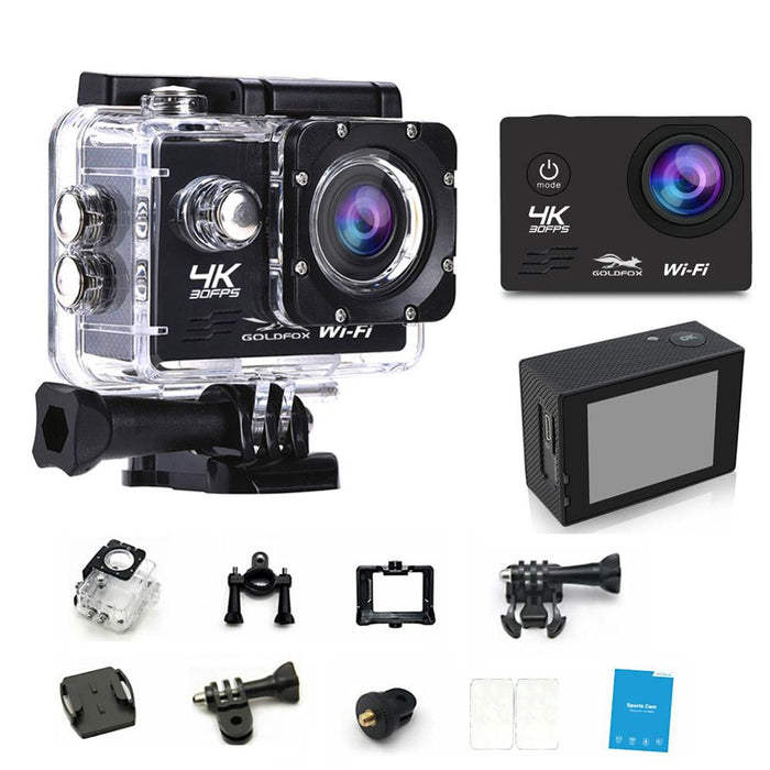 Wifi Action Camera Ultra HD 4K 30fps 16MP 170D 1080P Sport Camera Mini DVR 30M Go Waterproof Pro cam Extreme Sports Video Camera