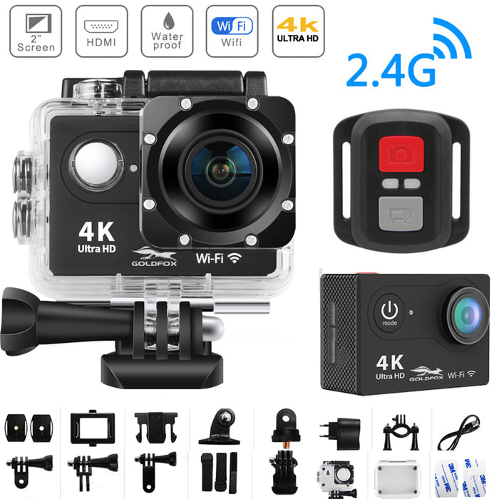 WiFi 2.0" 170D 4K Action Camera Ultra HD 4K/25fps H9/H9R Remote Camera Go Waterproof Cam Pro Helmet Camera Sport Cam Video DV