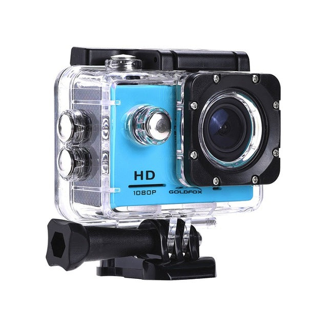 Original Goldfox Action Camera HD 1080P 2.0" LCD Screen Go Underwater 30M Waterproof pro Video Recording Cameras Mini Sport Cam