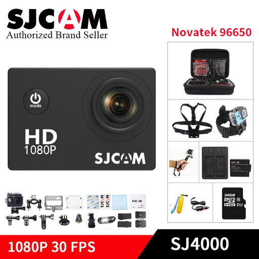 Original SJCAM SJ4000 Basic Action Camera go Waterproof pro 1080P Helmet kamera HD 2.0" Sports DV sj cam vs h9r sj4000 Air 4K yi