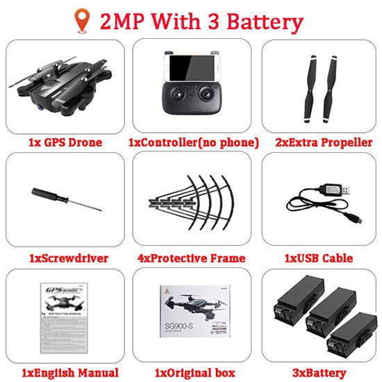 SG900-S Upgraded Version GPS RC Drone With Camera 1080P Professional FPV Wifi RC Drones Altitude Hold Dron Quadcopter VS Cg033