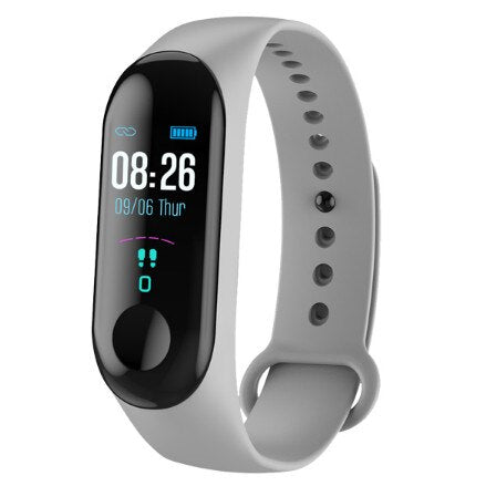 LYKRY Smart Bracelet Sport Watch 90mAh Fitness Tracker M3 Color Display Smart Watch Men Women Heart Rate Blood Pressure