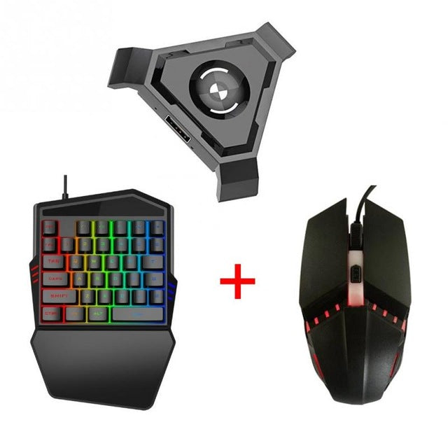 P5 PUBG Mobile Phone Gamepad PUBG Controller USB Mouse Bluetooth Wireless Keyboard For iPhone Android FPS Gaming PC Gamer