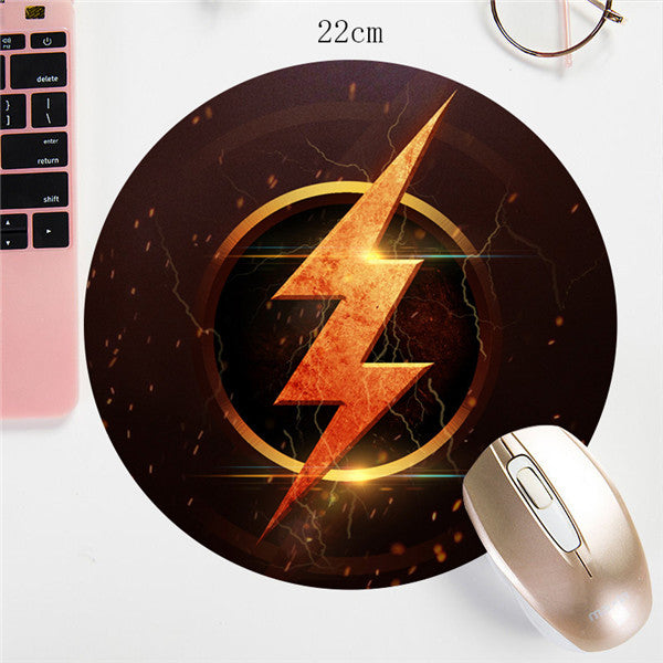SIANCS 22X22cm Avengers Hero Round Mouse Pad  Non-Skid Small Size Locking Edge Gaming MousePad Rubber Fashion Office Mat