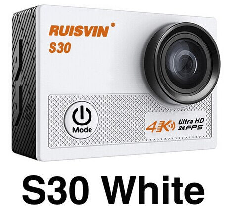 Original RUISVIN S30 Wifi 4K 24fps Novatek 96660 2.0" LCD Action Camera 30M Diving Go Waterproof Pro Camera Ultra HD Sports Cam