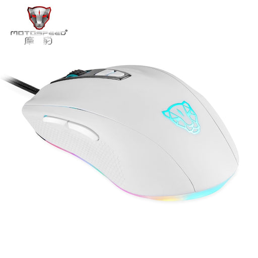 Official Sale Motospeed V60 5000 DPI Wired Gaming Mouse 7 Keys  Rato com fio Computer Peripherals