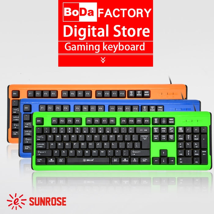 Waterproof Office Computer Laptop Usb Keyboard Key Cap For Tablet Teclado Klavye Keycaps Keypad Keybord