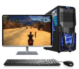 Gaming desktop Intel i3/i5/i7 /2GB/4GB/8gb ram 120Gb/1tb HDD with 18.5 22 24 inch LCD HD 1080p display PC computer desktops