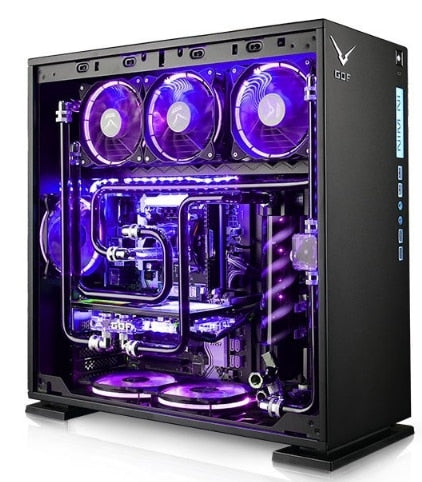 Wholesale OEM DIY Water cooling case i7 7700k 8G/16GB 1T GX1080 21.5/23.6/27 inch monitor display Desktop gaming computer PC