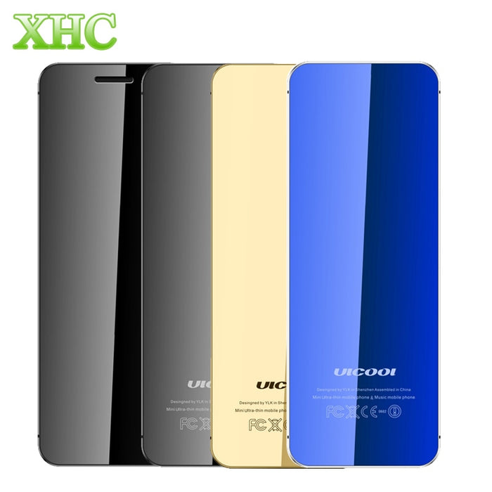 ULCOOL V36 Card Mobile Phone 1.54 inch MTK6261D Support Touch Keys Bluetooth 2.0 FM Anti-lost GSM Dual SIM Cellphones