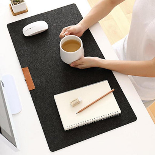 700*330mm Large Office Computer Desk Mat Modern Table Keyboard Mouse Pad Wool Felt Laptop Cushion Desk Mat Gamer Mousepad Mat