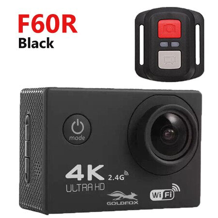 Ultra HD 4K Action Camera wifi Camcorders 16MP 170 go cam 4 K deportiva 2 inch f60 Waterproof Sport Camera pro 1080P 60fps cam
