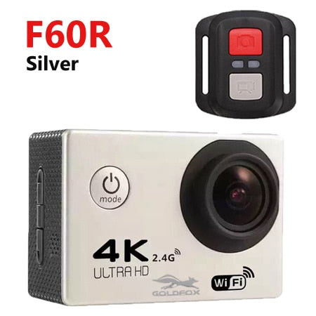 Ultra HD 4K Action Camera wifi Camcorders 16MP 170 go cam 4 K deportiva 2 inch f60 Waterproof Sport Camera pro 1080P 60fps cam