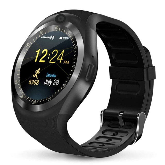 KESHUYOU Camera Smart watch Bluetooth 2G Men smartwatch Multilingual SIM TF  Android IOS Call Watch  For phone Samsung HUAWEI