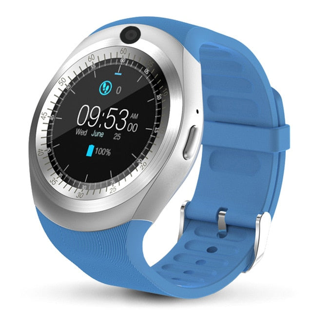 KESHUYOU Camera Smart watch Bluetooth 2G Men smartwatch Multilingual SIM TF  Android IOS Call Watch  For phone Samsung HUAWEI