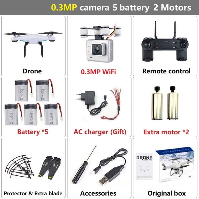Teeggi SG600 FPV RC Drone With 2MP 720P WiFi HD Camera Quadcopter Altitude Hold A Key Return Helicopter VS X5SW X5HW Dron