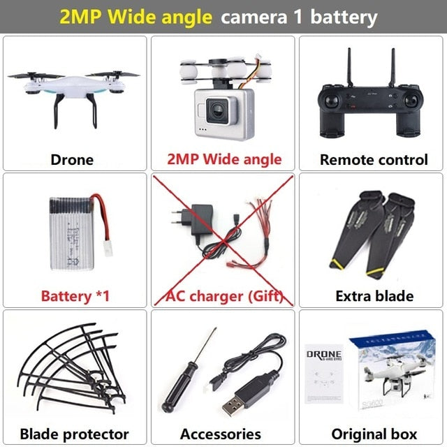 Teeggi SG600 FPV RC Drone With 2MP 720P WiFi HD Camera Quadcopter Altitude Hold A Key Return Helicopter VS X5SW X5HW Dron