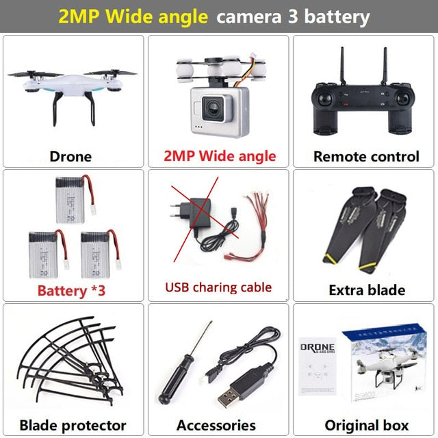 Teeggi SG600 FPV RC Drone With 2MP 720P WiFi HD Camera Quadcopter Altitude Hold A Key Return Helicopter VS X5SW X5HW Dron