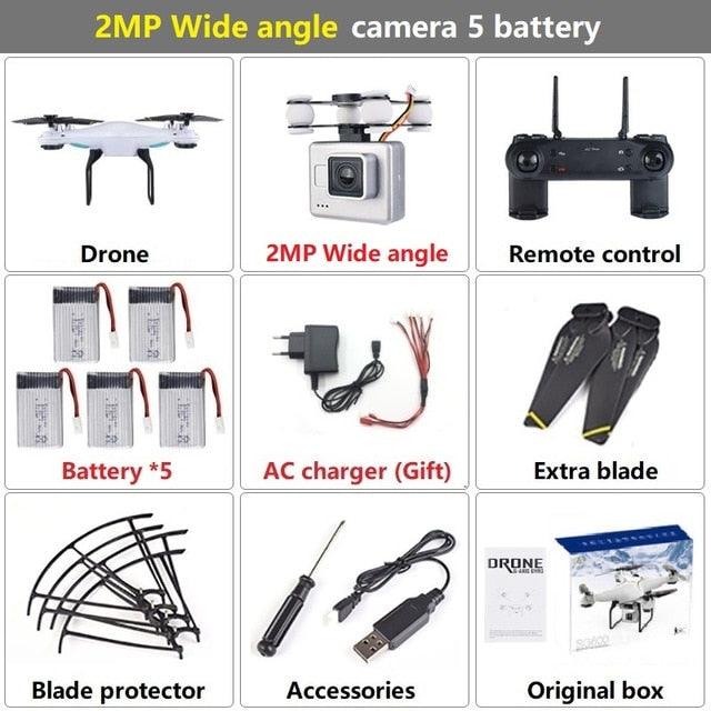 Teeggi SG600 FPV RC Drone With 2MP 720P WiFi HD Camera Quadcopter Altitude Hold A Key Return Helicopter VS X5SW X5HW Dron