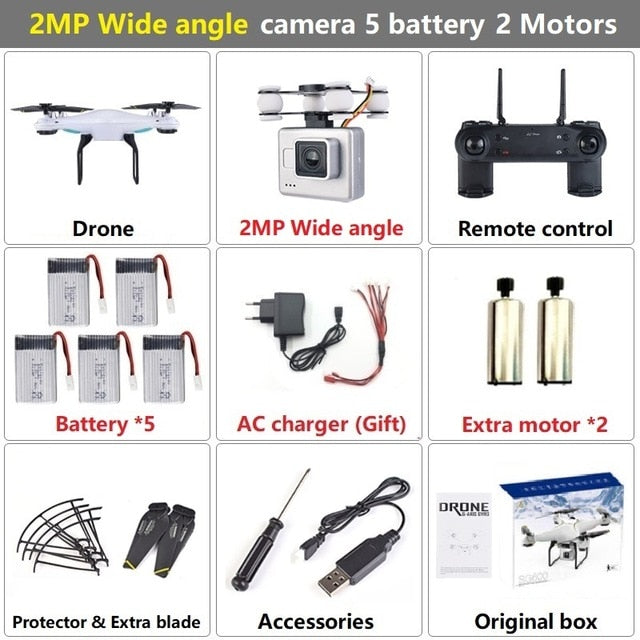 Teeggi SG600 FPV RC Drone With 2MP 720P WiFi HD Camera Quadcopter Altitude Hold A Key Return Helicopter VS X5SW X5HW Dron