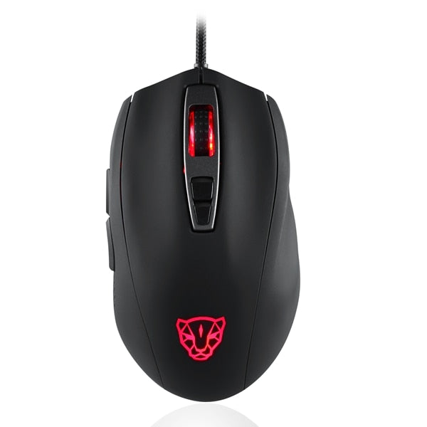 Official Sale Motospeed V60 5000 DPI Wired Gaming Mouse 7 Keys  Rato com fio Computer Peripherals