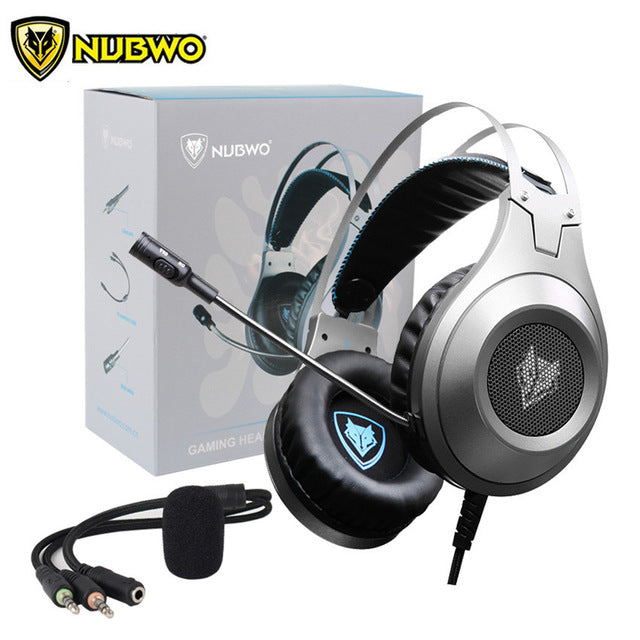 NUBWO N2 PS4 Headset Bass casque Gaming Headphone Headsets With Microphone Mic For PC Gamer/Nintendo Switch/New Xbox one/Phone