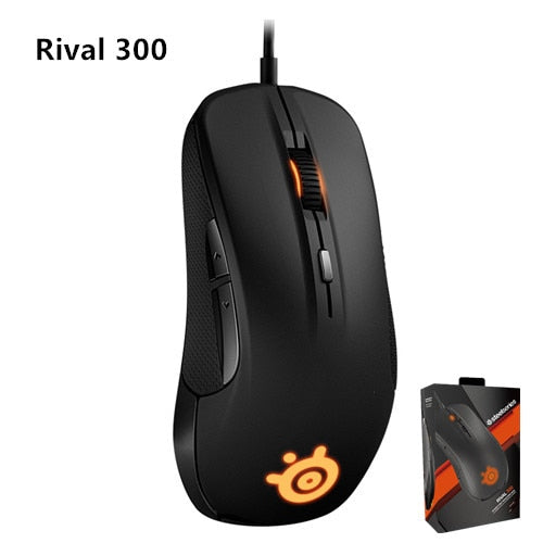 100% Original Steelseries Rival 300 CSGO 310 Fade Edition Optical Gradient Gaming Mouse 6500CPI For LOL DOTA2 with retail box