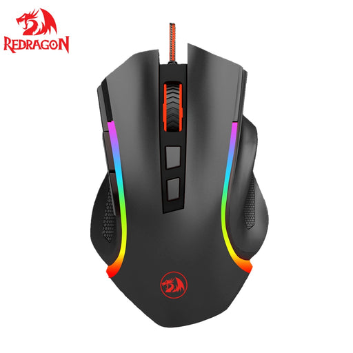 Gaming Mouse 7200 DPI 16.8Million RBG Backlit 8 buttons ergonomic design for programmable Mice gamer LOL  MMO Redragon M607