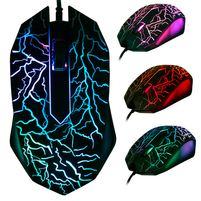 gaming mouse Promotion Small Special Shaped 3 Buttons 3200 DPI USB Wired Luminous Gamer Computer for  Windows XP/Vista/win10