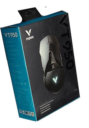 Rapoo VT950 Gaming Mouse 2.4G Wireless 16000DPI OLED Display RGB Lighting PMW3389 Engine For PUBG LOL FPS Games