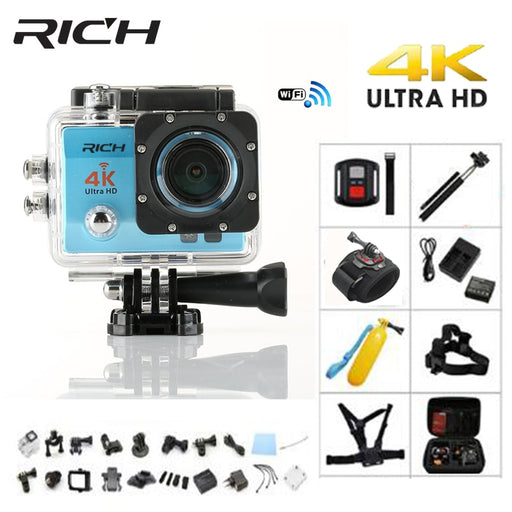 RICH 4K Action camera Q5 pro Ultra HD WiFi Full 1080P Sports camera 60fps Sport Dv Cam go underwater waterproof Helmet Cameras