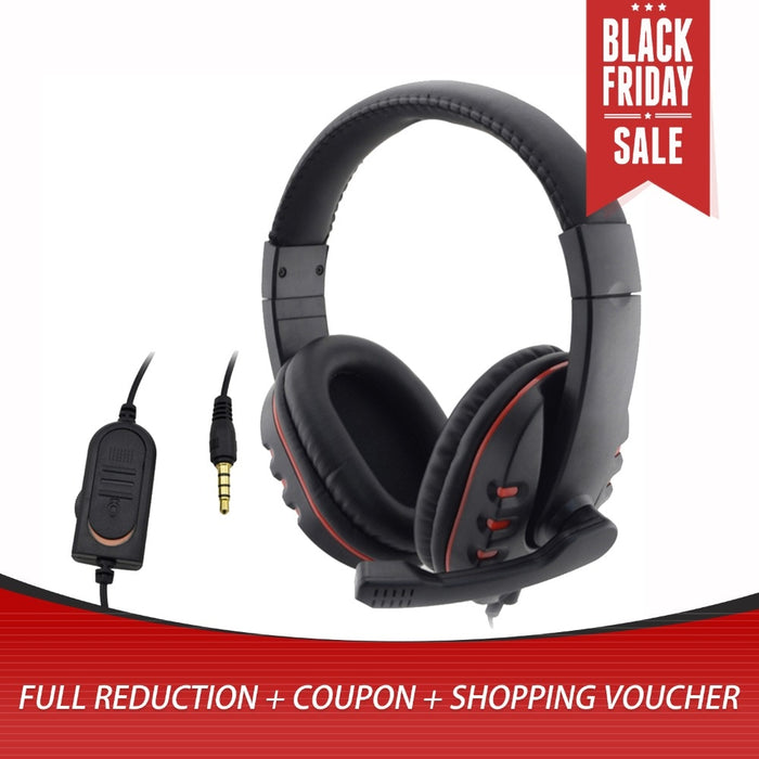 Hot New Wired 3.5mm gaming Headset Headphone Earphone Music Microphone For PS4 PlayStation 4 Game PC Chat fone de ouvido