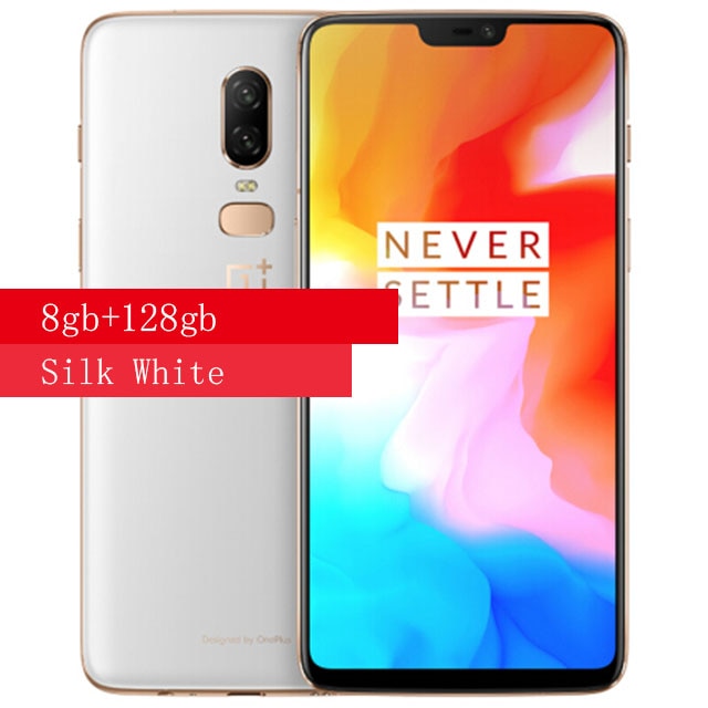 Original OnePlus 6 8GB 256GB  Snapdragon 845 Octa Core AI Dual Camera 20MP+16MP Face Unlock Android 8 Smartphone Mobile phone