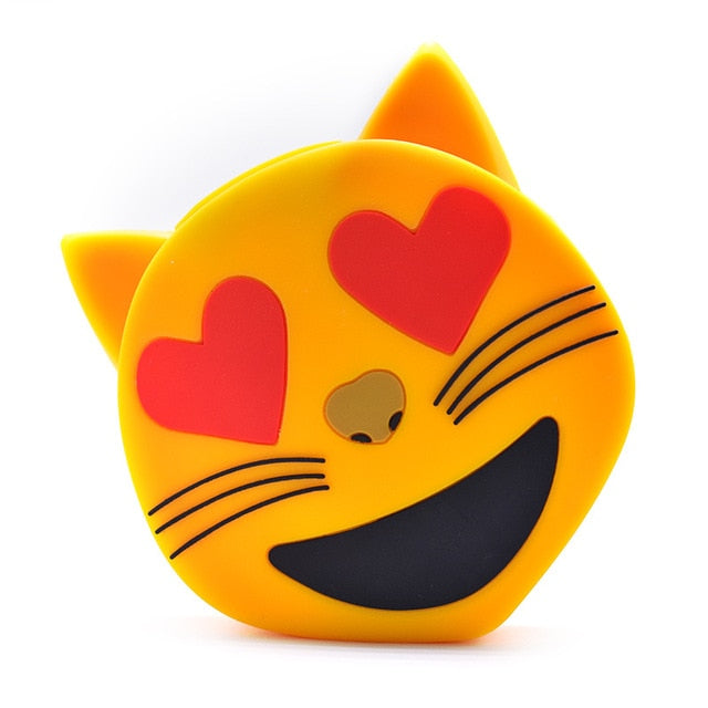 Portable Battery Charger 8000 mah Funny Cute Emoji Unicorn Power Bank 18650 Charge Cartoon Powerbank Mini External Battery Bank