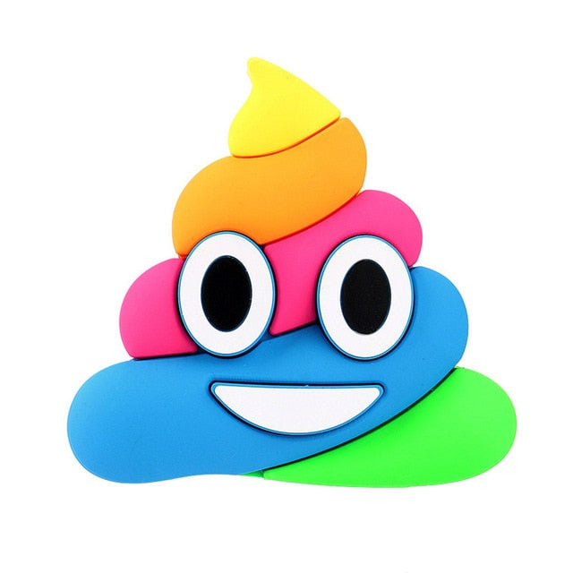 Portable Battery Charger 8000 mah Funny Cute Emoji Unicorn Power Bank 18650 Charge Cartoon Powerbank Mini External Battery Bank