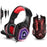 Hunterspider V1 Gaming Headset Stereo Bass Heaphone With Mic LED Light for PS4 Xbox One PC+5000DPI 7 Buttons Pro Gaming Mouse