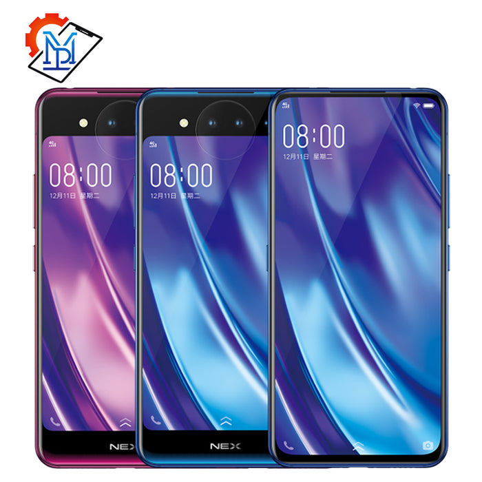Vivo Nex 2 Dual Display Mobile Phone 6.39" 10GB+128GB Snapdragon 845 Octa Core Android 9.0 3D TOF Cameras 3500mAh Smartphone