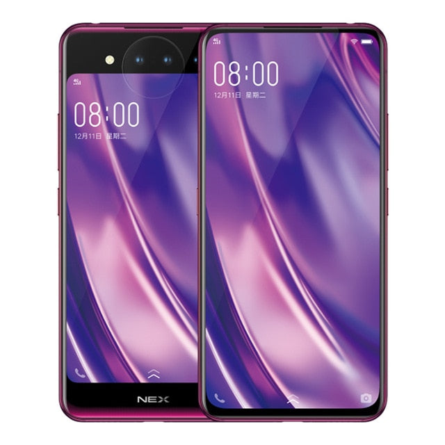 Vivo Nex 2 Dual Display Mobile Phone 6.39" 10GB+128GB Snapdragon 845 Octa Core Android 9.0 3D TOF Cameras 3500mAh Smartphone