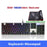 Original Motospeed CK104 Gaming Mechanical keyboard Wired Metal Blue Red Switch Russian V30 LED Backlit RGB for gamer Computer