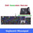 Original Motospeed CK104 Gaming Mechanical keyboard Wired Metal Blue Red Switch Russian V30 LED Backlit RGB for gamer Computer